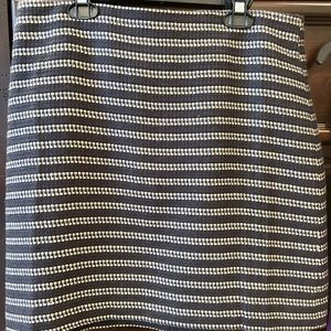 The Loft striped mini skirt